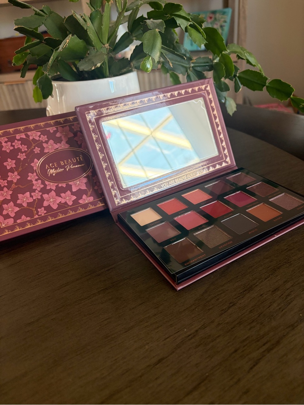 Ace Beaute Eyeshadow Palette — Plum, Pink, Brown & Mauve Tones